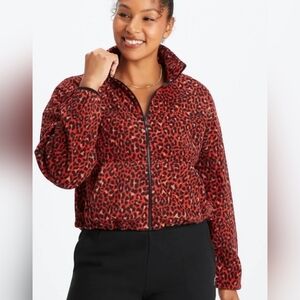 NEW Fabletics Rayne Polar Fleece Jacket XXL - 2X Full Zip Cropped HOST PICK!